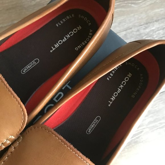 Handsome ROCKPORT CLL2 VENETIAN Leather Loafer wide sizes only - Picture 3 of 5